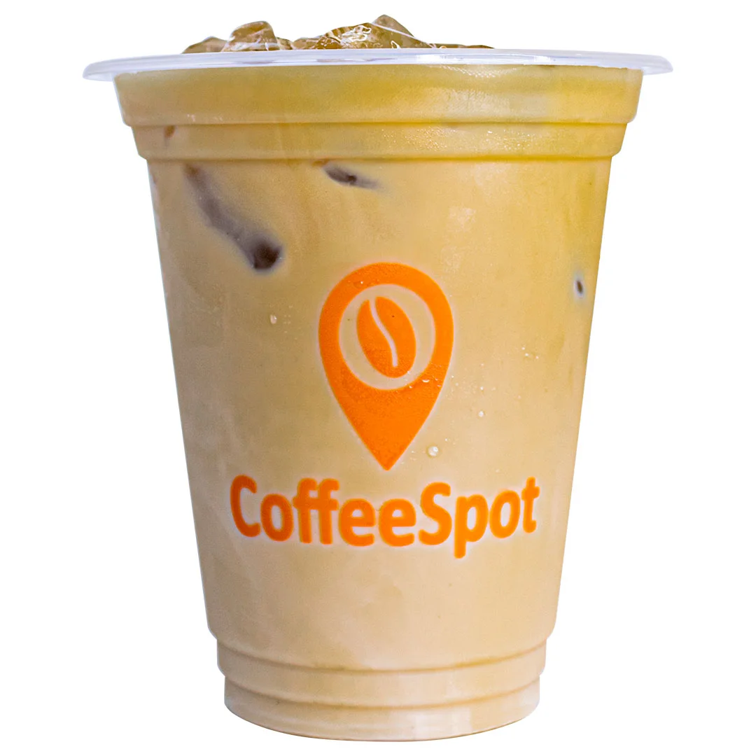 Iced Spanish latte from CoffeeSpot BNT